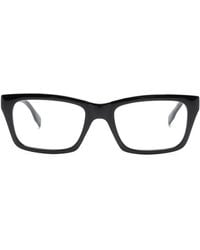 KARL LAGERFELD - Logo-Print Rectangle-Frame Glasses - Lyst