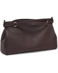 Orciani - Cabas Format Moyen En Cuir Grainé - Lyst