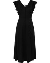 B+ AB - Vestido midi con cuello en V - Lyst