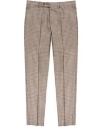 Slowear - Check Wool Trousers - Lyst