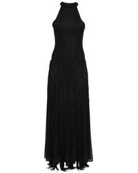 Bless - Tassel Crocheted Maxi Dress - Lyst