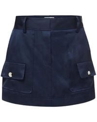 Veronica Beard - Felina Button-Flap Pocket Skorts - Lyst