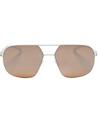 Mykita - Occhiali Da Sole Angus Con Montatura Stile Pilota - Lyst