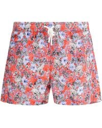 Kiton - Zwembroek Met Paisley-Print - Lyst