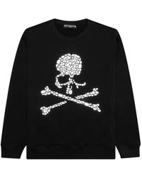 MASTERMIND WORLD - Skull Crystal-Embellished Sweatshirt - Lyst