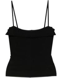 Nanushka - Marinie Square-Neck Top - Lyst