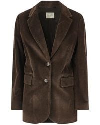 TRUE AVENUE - Ribbed Velvet Blazer - Lyst