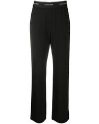 Calvin Klein Pantalones con cinturón - Negro