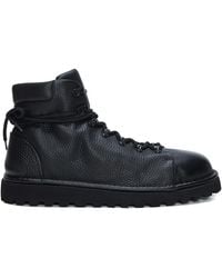 Marsèll - Pebble-Grain Leather Boots - Lyst