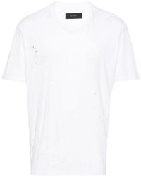Amiri - Core Shotgun T-Shirt im Distressed-Look - Lyst