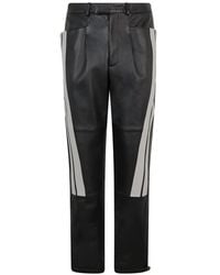Moschino - Contrast-Panel Trousers - Lyst