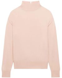 Another Tomorrow - Featherweight Wool Sweater - Lyst