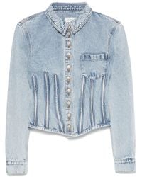Magda Butrym - Veste En Jean - Lyst