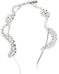 Simone Rocha - Sepal-Motif Crystal-Embellished Hairband - Lyst