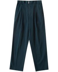 Helmut Lang - Zip Cotton Trousers - Lyst