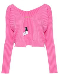 Jacquemus - La Maille Pralù Longue Knitted Cardigan - Lyst