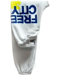 Freecity - Logo-Print Track Pants - Lyst