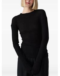 Vera Wang - Haut À Effet De Transparence - Lyst