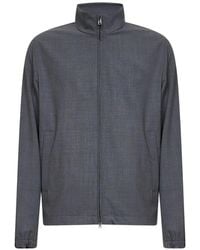 Herno - Zip-Up Stand-Collar Jacket - Lyst