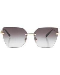 Dolce & Gabbana - Lunettes De Soleil À Monture Géométrique - Lyst