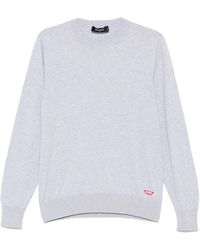 DSquared² - Sweatshirt Mit Logo-Stickerei - Lyst