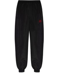 Balenciaga - Pantalon de jogging en coton à logo brodé - Lyst
