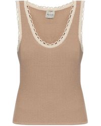 Posse - Top Willow Con Bordo All'Uncinetto - Lyst