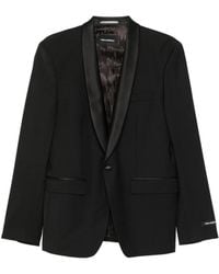 KARL LAGERFELD - Blazer À Bords Satinés - Lyst