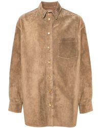 Marni - Leather Shirt - Lyst