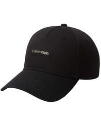 Calvin Klein - Logo-Plaque Baseball Cap - Lyst