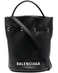 Balenciaga - Everyday Xs Drawstring Bucket Bag - Lyst