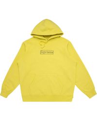 Supreme - Kaws Chalk Logo Drawstring Hoodie - Lyst
