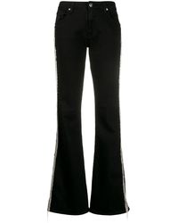 John Richmond Brigitte Stud-embellished Flared Jeans - Black