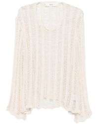 Séfr - Aetas Ladder-Knit Long-Sleeve Sweater - Lyst
