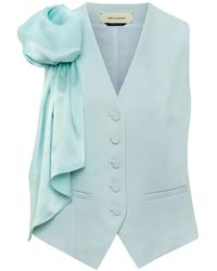 Hellessy - Paloma Ribbon Floral Vest - Lyst