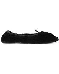 Hereu - Faux-Shearling Balleria Shoes - Lyst
