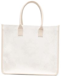 Eleventy - Bolso Shopper Con Motivo De Cachemira - Lyst