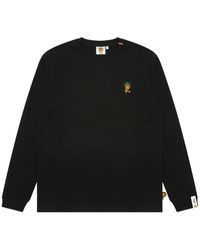 *BABY MILO® STORE BY *A BATHING APE® - Baby Milo Graphic-Print Long-Sleeve T-Shirt - Lyst
