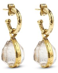 Goossens - Boucles d'oreilles pendantes Cachemire serties de cristal - Lyst