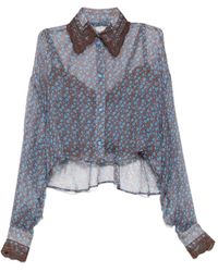 Ermanno Scervino - Chiffon Shirt - Lyst