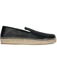 Balmain - Smooth Leather Espadrilles - Lyst