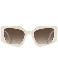 Marc Jacobs - Sonnenbrille Mit Geometrischem Gestell - Lyst
