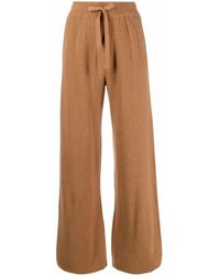 Nanushka - Ribbed-Knit Wide-Leg Trousers - Lyst