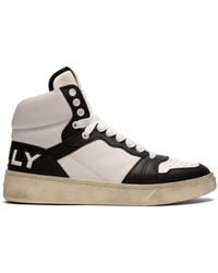 Bally - High-top Leather Sneakers - Lyst