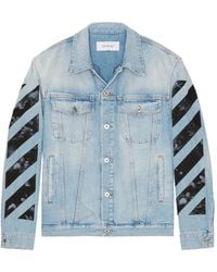 Off-White c/o Virgil Abloh - Denim Jacket - Lyst