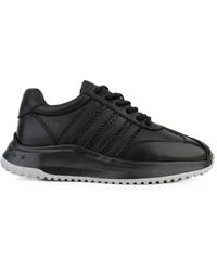 Linda Baumann - Panelled Leather Sneakers - Lyst