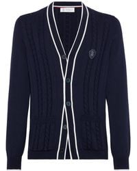 Brunello Cucinelli - Cardigan Aus Baumwolle - Lyst