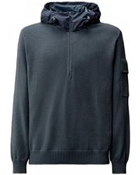 C.P. Company - Metropolis Half-Zip Hooded Sweater - Lyst