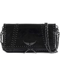 Zadig & Voltaire - Rock Studs Wings Clutch Bag - Lyst