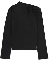 Theory - Long-Sleeve Twisted Top - Lyst